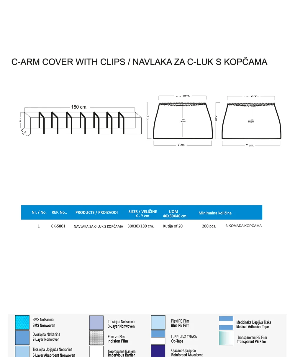 NAVLAKA ZA C-LUK S KOPCAMA